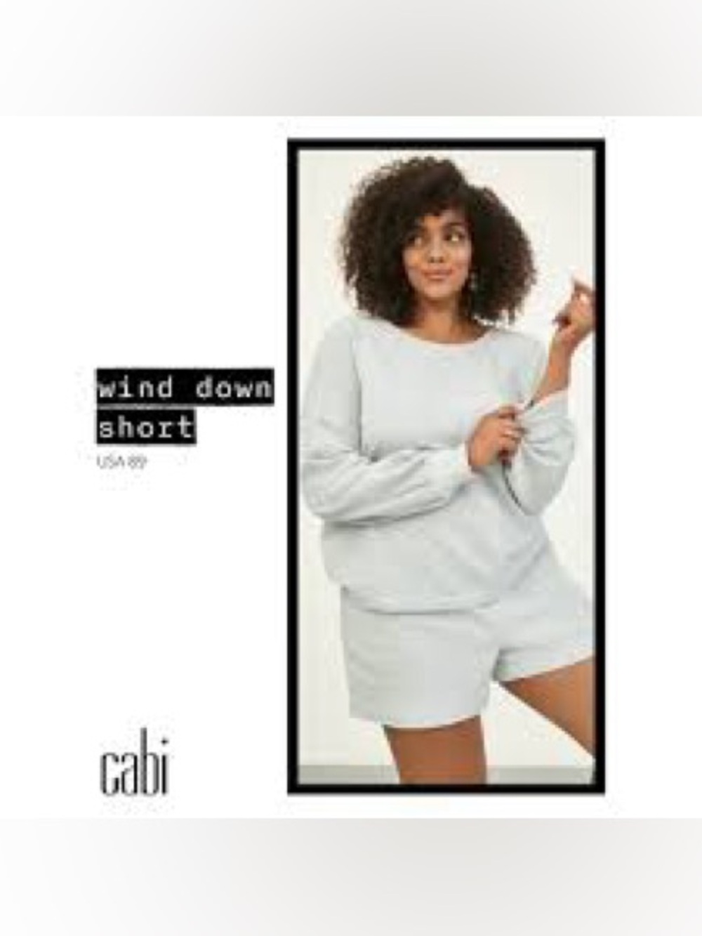 Cabi womens wind down top